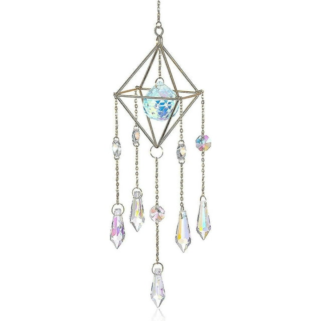 Crystal Suncatcher For Window Decor Chandelier Crystals Prisms Hanging Sun Catchers For Home Garden