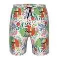 thumbnail image 4 of Kdxio Mushroom and Frogs Pattern Mens Casual Shorts - Drawstring Summer Beach Sports Shorts for Men, 4 of 9
