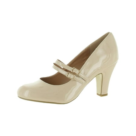 

Journee Collection Womens Wendy Patent Round Toe Pumps