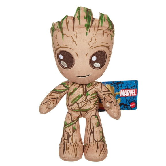 Marvel Plush Character, 8-inch Groot Soft Doll for Ages 3 Years Old & Up