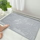 thumbnail image 1 of Alfombra de baño de espuma de memoria gris 40x60cm, alfombra absorbente antideslizante para ducha, 1 of 6