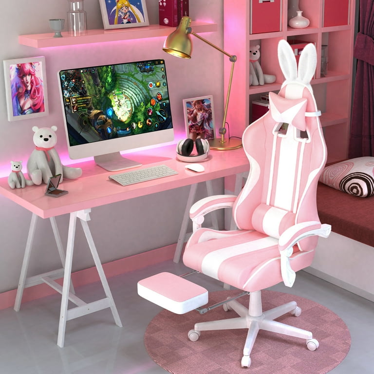 Ferghana Gaming Chair Office Chair Computer Chair with Footrest