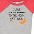 thumbnail image 4 of Inktastic I Love My Grandma to the Moon and Back Boys or Girls Baby Bodysuit, 4 of 5