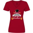 thumbnail image 3 of Inktastic Family Graduation-Proud Cousin of the Graduate Women's V-Neck T-Shirt, 3 of 5