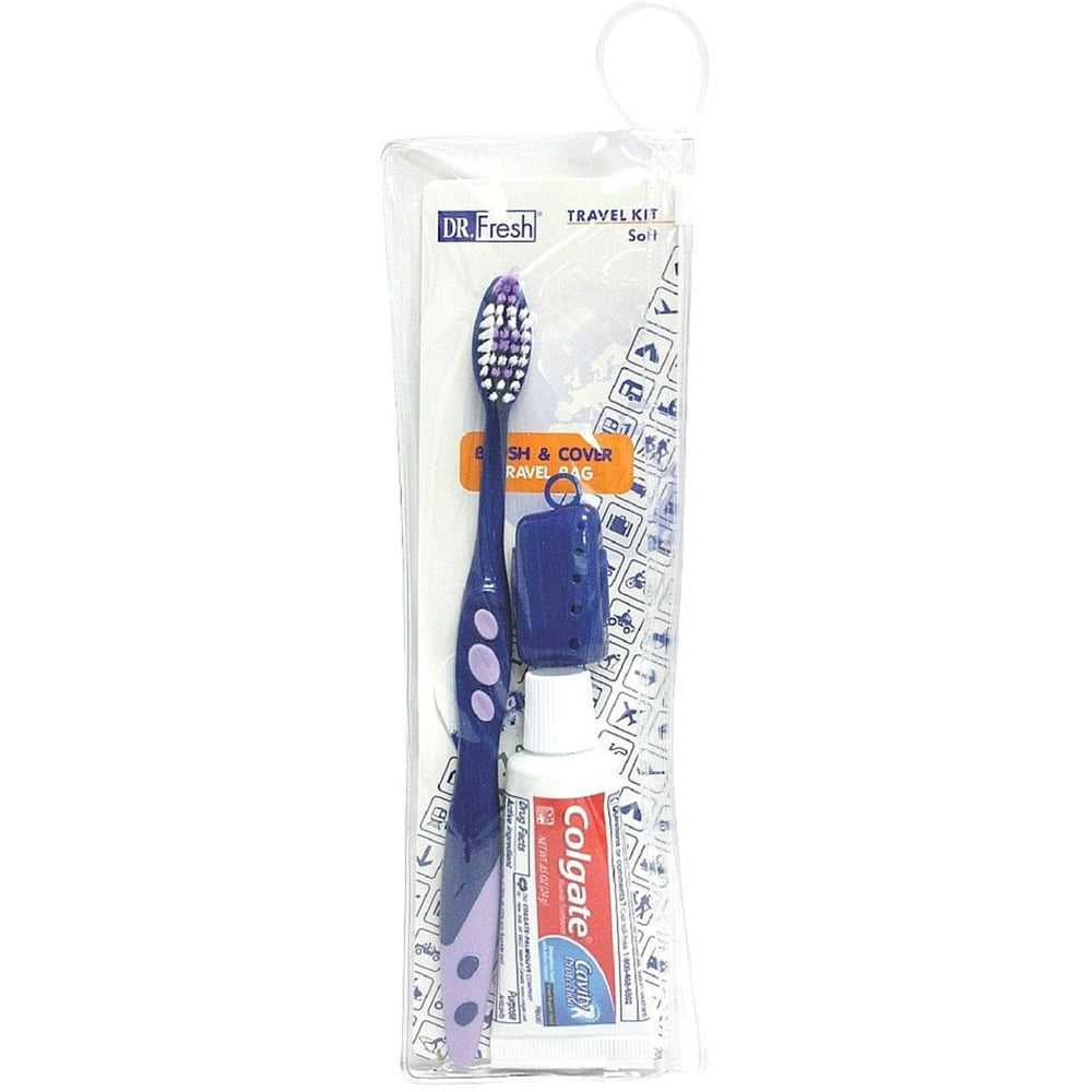 Dr. Fresh Toothbrush Travel Kit 1 ea (Pack of 3)