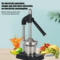 thumbnail image 3 of Shoreew Manual Citrus Juicer Heavy Duty Stainless Steel Lemon Lime Press for Kitchen Bar Efficient Pulp-Free Juice Extractor, 3 of 7