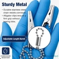 thumbnail image 2 of Dental Bib Holder Chains, Stainless Steel, 5 Count, 2 of 8