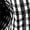 Black, variant on Women V-Neck Short Sleeve Check Ruffle Button Business Blouses