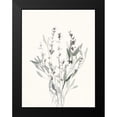 thumbnail image 2 of Caroline, Emma 12x14 Black Modern Framed Museum Art Print Titled - Delicate Sage Botanical V, 2 of 5
