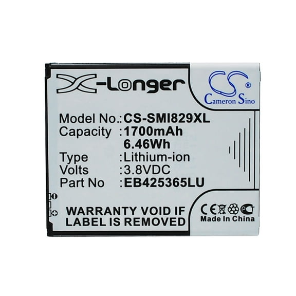 1700mAh EB425365LU Battery for Samsung GT-I8262D SCH-i829 GT-I8268 Galaxy Duos Galaxy Style Duos