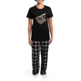 thumbnail image 4 of CafePress - Sloth Women's Dark Pajamas - Women's Short Sleeve Print T-Shirt and Pants Dark Cotton Pajama Set, 4 of 7