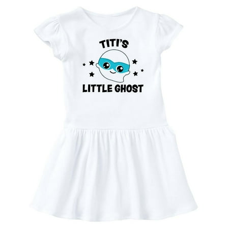 

Inktastic Cute Titi s Little Ghost with Stars Gift Baby Girl Dress