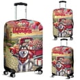 thumbnail image 2 of Be My Valentine's Alaskan Malamute Truck Full of Love Flower Balloon Travel Luggage Cover Alaska Mal Dog Lovers Gifts Suitcase Dust Protective Decor - 02029, 2 of 5