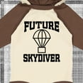 thumbnail image 4 of Inktastic Future Skydiver Boys or Girls Long Sleeve Baby Bodysuit, 4 of 5