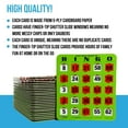 thumbnail image 4 of 25 Green Easy Read Bingo Heavy Duty 5 Ply Jumbo Shutter Slide Cards by Regal Games, 4 of 8