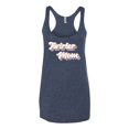 thumbnail image 2 of Wild Bobby Twirler Mom Girl Sports Women Tri-Blend Racerback Tank Top, Vintage Navy, Large, 2 of 5