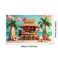 thumbnail image 5 of Tropical Design Beach Party Bar Banner Surfboard for Summer Celebration Outdoor Event Beachfront Gathering, 5 of 9