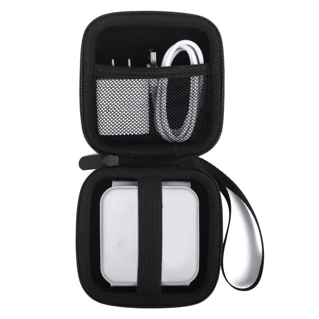 Estuche De Viaje Con Cargador Inalámbrico, Bolsillo De Malla Para Cargador Inalámbrico Plegable A Prueba De Golpes Para Exteriores