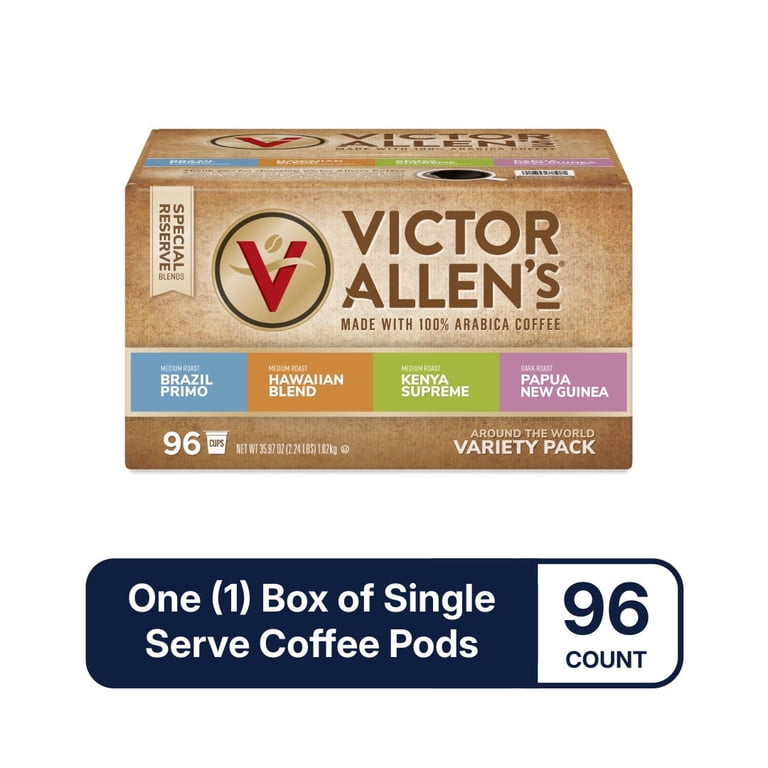 Victor Allen's Coffee, Coffee Around The World Variety Pack, 96