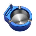 thumbnail image 1 of Metal Stainless Steel Portable Plated Permanent Match Lighter for Home Car  Blue, 1 of 9