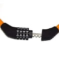 thumbnail image 4 of Security Bike Lock 4 Digit Resettable Combination Cable Lock For Bicycle, 2 Feet X 1/2 Inch, 4 of 7