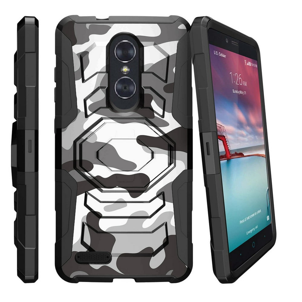 ZTE Zmax Pro Holster Case Zmax Pro Phone Case [ Armor Reloaded