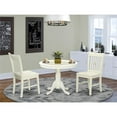 thumbnail image 2 of East West Furniture Dining Room Set Linen White, ANNO3-LWH-W, 2 of 6