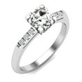 thumbnail image 2 of SuperJeweler 0.60 Carat Rose Cut Diamond Ring In 14 Karat White Gold For Women, 2 of 6