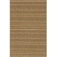 thumbnail image 3 of Unique Loom Outdoor Modern Collection Area Rug - Southwestern (5' 1" x 8' Rectangle Light Brown/Brown), 3 of 7