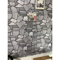thumbnail image 2 of Dundee Deco 3D Cladding Wall Panels, Grey Charcoal Stone Look, Styrofoam, 10x10in., Sample, 2 of 9