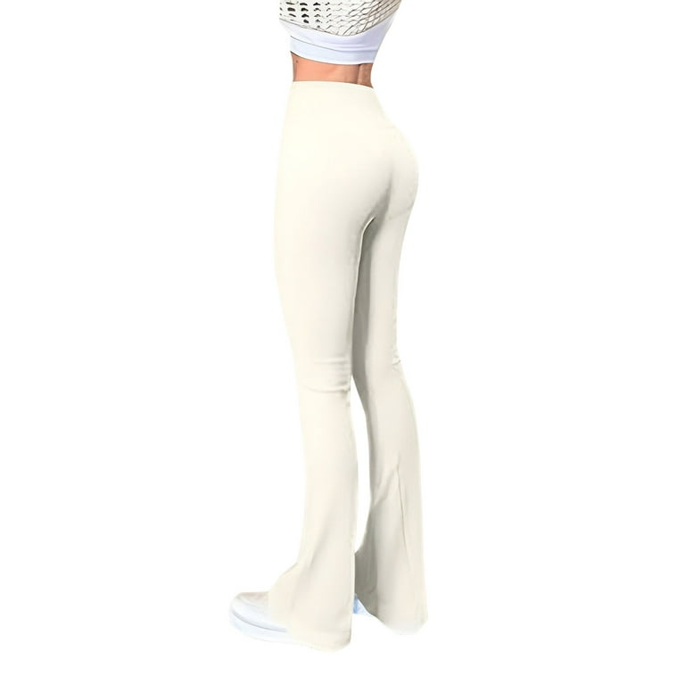 OQQ Women's 2 Piece Yoga Pants Ribbed Seamless Workout High Waist