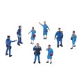 thumbnail image 4 of Amdohai 1/150 Scale Color Painted Model Trains Architectural People Figures for Miniature Scenery Layout 56PCS, 4 of 7