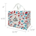 thumbnail image 2 of Wrapables Non-Woven Reusable Christmas Holidays Gift Bags with Handles for Gift Wrap, Parties, Favors and Treats (Set of 8), 2 of 7