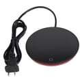 thumbnail image 1 of Electric Coffee Warmer Waterproof Touch Heating Cup Mat Electric Beverage Warmers Pad Mug Warmer for Coffee Tea Milk [Red US 110V], 1 of 8