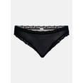 thumbnail image 6 of Joyspun Women's Lace Cheeky Panties, 3-Pack, Green Tropic/Terracotta/Black, Size S, 6 of 9