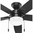 thumbnail image 5 of Ventilador de Techo Hunter Anisten Negro Mate con luz LED 52 pulgadas, 5 of 5