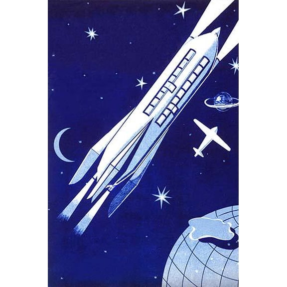 Space Travel 2000-Fine Art Canvas Print (20" x 30")
