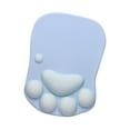 thumbnail image 2 of Accesorios de almohadilla de ratón de gatito Kitten Wear Ratio de retroceso resistente a la alfombra ergonómica de ratón con soporte de muñeca para Azul claro, 2 of 8