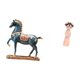 thumbnail image 5 of Figura de caballo,Figura de caballo Escultura animal coleccionable,Estatua de muñeca de resina,Estatua de resina de niña antigua tradicional china,Artesanía Vestido Folclórico Decoración, 5 of 8