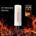 thumbnail image 3 of G4 Flicker Flame Light 12V 2W LED Burning Light Bulb Effect Decor Fire Lamp U K E4J0, 3 of 9