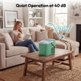 thumbnail image 4 of EUHOMY Countertop Ice Maker with Handle, 26 lbs/Day Portable Ice Machine, 9 Bullet Cubes in 6 Minutes, 2 Ice Sizes, Self-Cleaning, 1.1L Water Tank, Green, 4 of 11