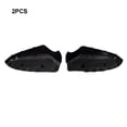 thumbnail image 4 of Xingzhi 2pieces Car Side Mirror Housing Wing Mirror Cover Enhances Safety Easy To Install black 1Set, 4 of 6