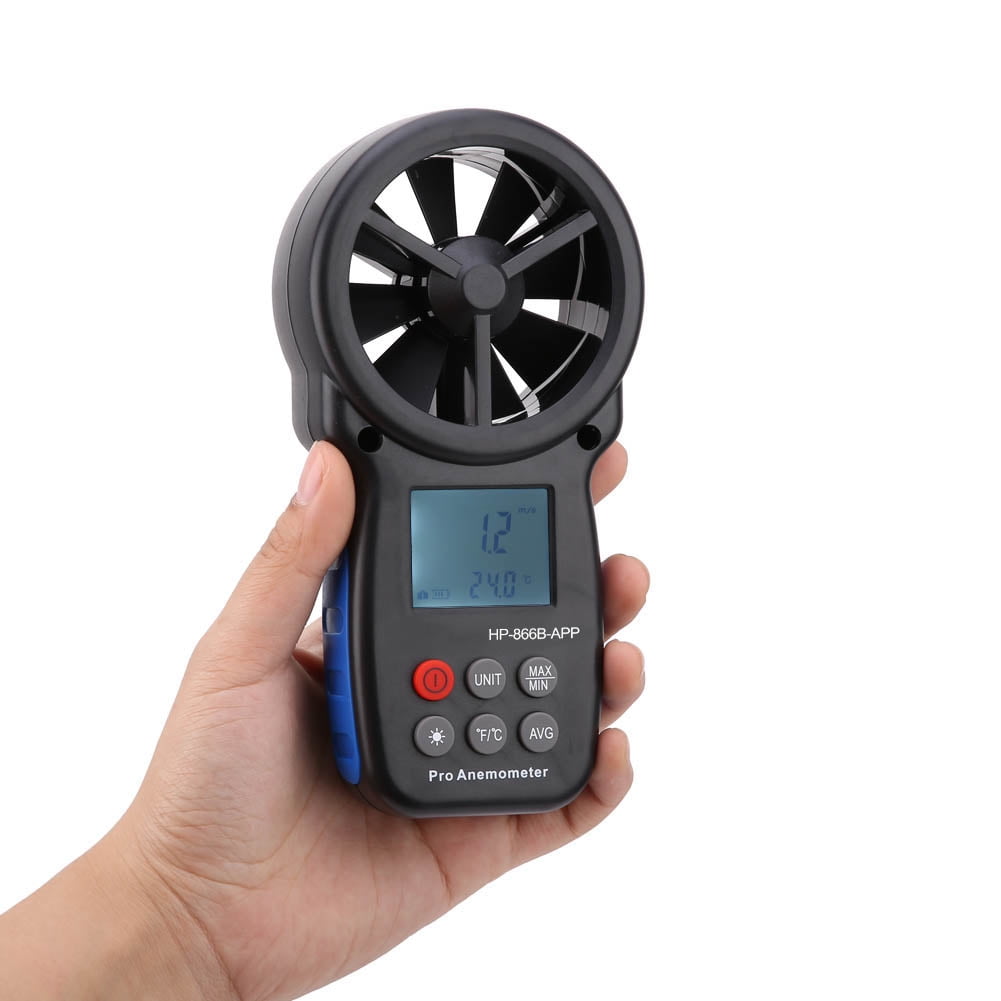 Professional With Lanyard Digital Anemometer, Wind Speed Meter, For