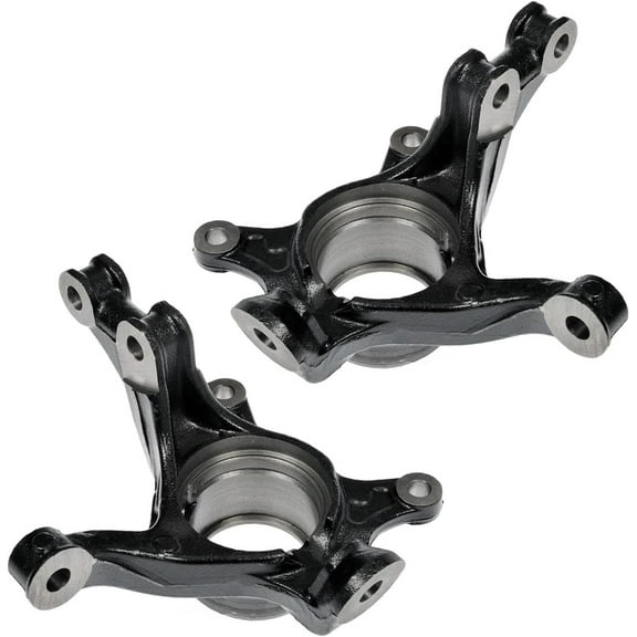 Detroit Axle - 2pc Front Steering Knuckles for Toyota 2007-2019 Yaris, 2012-2019 Prius C, Scion 2008-2014 xD, Steering Knuckles Assembly Replacement