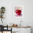 thumbnail image 3 of Stupell Industries Contemporary Shiny Red Apple Reflection White Framed Print Under Glass, 17 x 21, by The Prints Vibe, 3 of 8