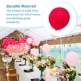 thumbnail image 4 of Yuarrent 1 Set Party Balloons Birthday Decorations Supply Anniversary Ornaments Wedding for Household Hotel Opening Celebration Kits de decoración para fiestas Rojo, 4 of 6