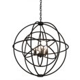 thumbnail image 2 of Meyda Tiffany 174579 Atom Enerjisi 6 Light 30" Wide Taper Candle Globe Chandelier - Bronze, 2 of 4