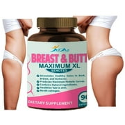 BOOTY ENLARGER ROUND Bigger Butt Lift Glutes Hi-ps Thighs Support Fitness - 90 Capsules