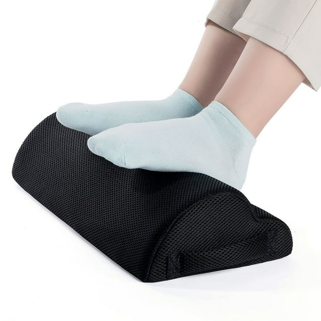 Almohadilla Ergonómica De Medio Cilindro, Reposapiés De Pastel Debajo Del Cojín De Escritorio Soporte De Piernas Ergonómicas Para Viajar A Una Casa Oficina