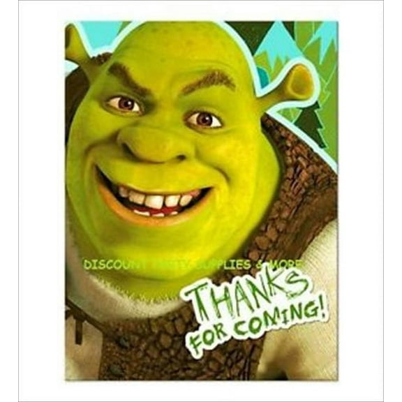 Shrek 'Forever After' Thank You Notes w/ Env. (8ct)